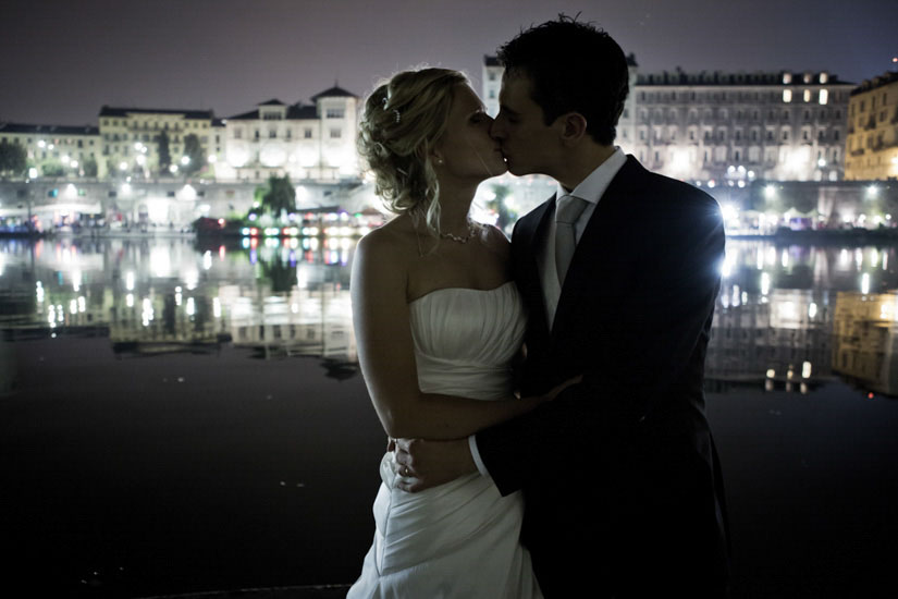 Fotografo matrimonio Torino: foto di matrimonio romantiche a Torino